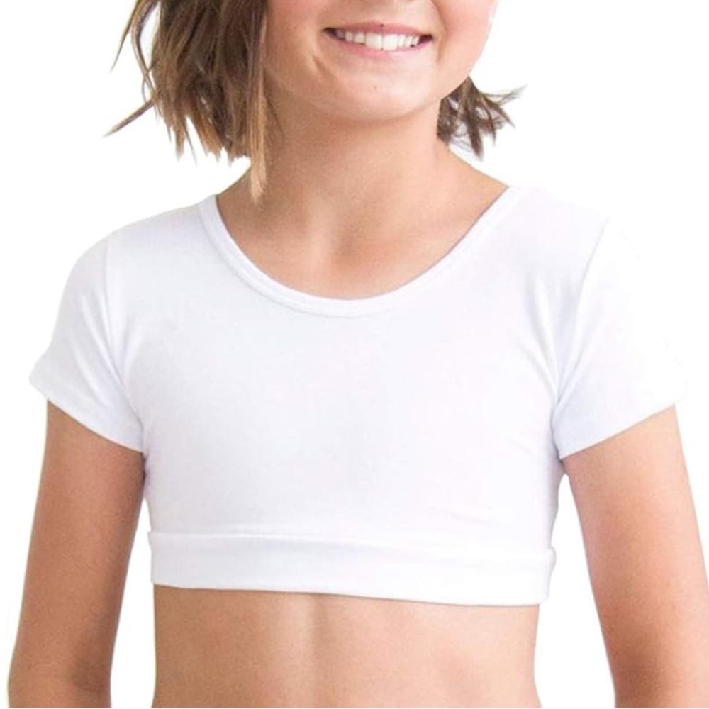 Pink HALFTEE Girlee Basic Cap Sleeve Layering Tee Demi Cami for Girls
